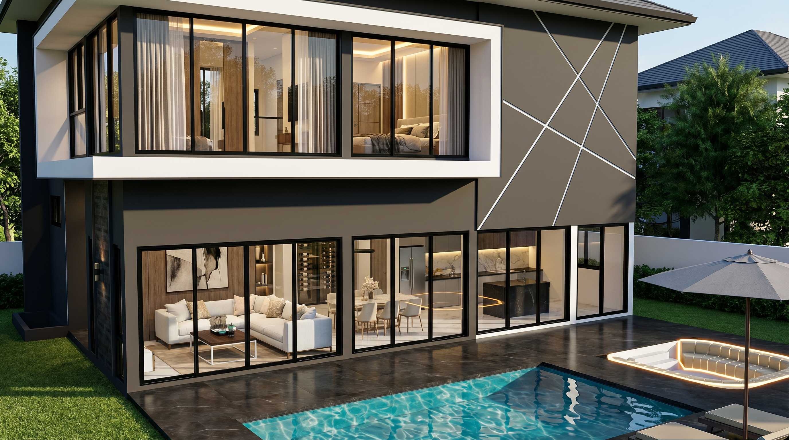 ผนังกระจก